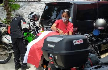  Yanni, Rider Turing JKW Â PWI akan Mendaki Tujuh Gunung Tertinggi Indonesia, Tunjukan Semangat Pemuda
